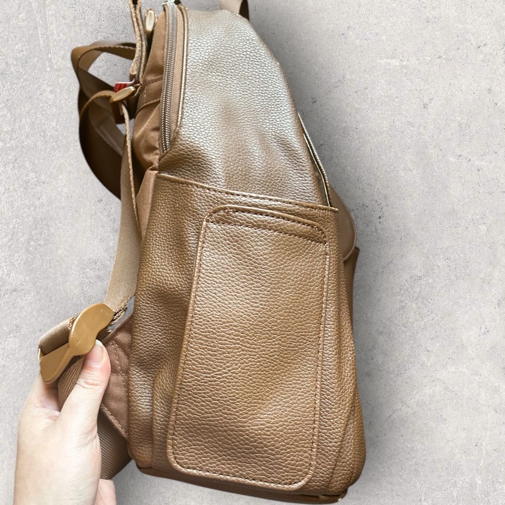 Babymel Robyn Convertible Baby Changing Backpack Tan - Picture 14 of 16
